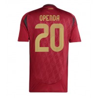 Belgium Lois Openda #20 Replica Home Shirt Euro 2024 Short Sleeve
